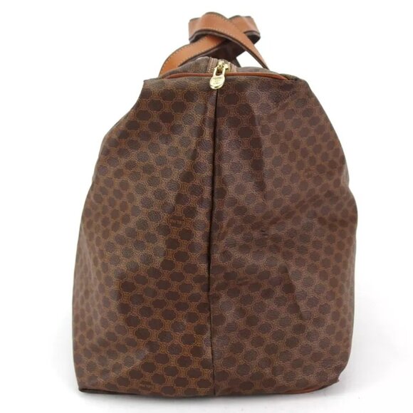 Celine Boston Bag macadam PVC ?~ leather Authentic used - Picture 4 of 9